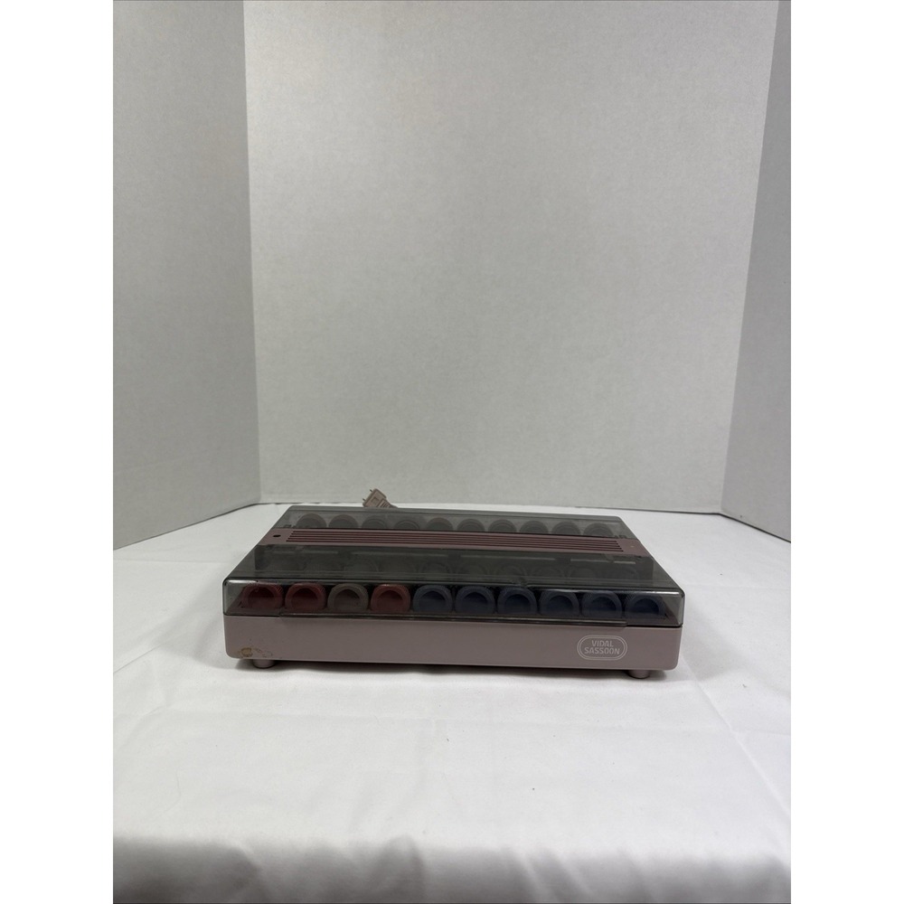Vidal Sassoon Hot Rollers 20 Soft Velvet‎ Curlers Clips VS 380 3 sizes